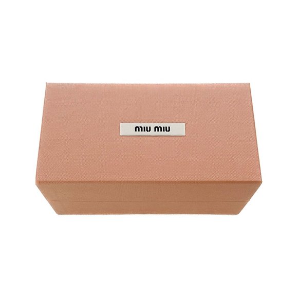 MIU MIU 58mm Irregular Sunglasses - Dark Grey Flash Silver - Authentic - New - Picture 3 of 4